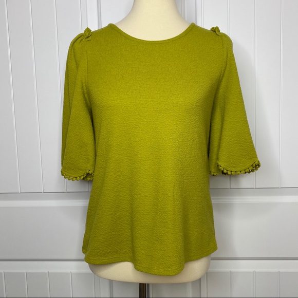 Anthropologie Tops - Anthropologie Sunday in Brooklyn green top size XS